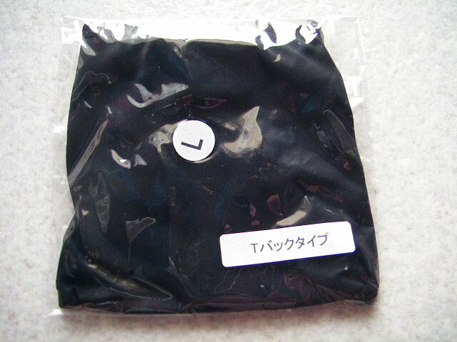 【スイムショーツ・アンダーショーツ】◆Tバックタイプ◆ブラック◆a15-5◆L◆拍卖