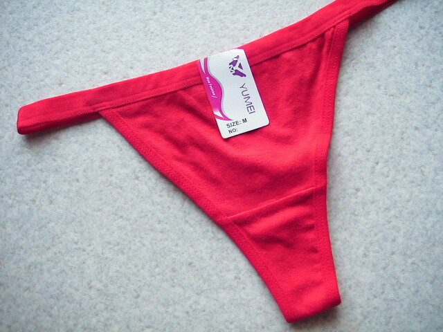 新品【無地シンプルTバック】◆レッド◆R11-2◆M◆拍卖