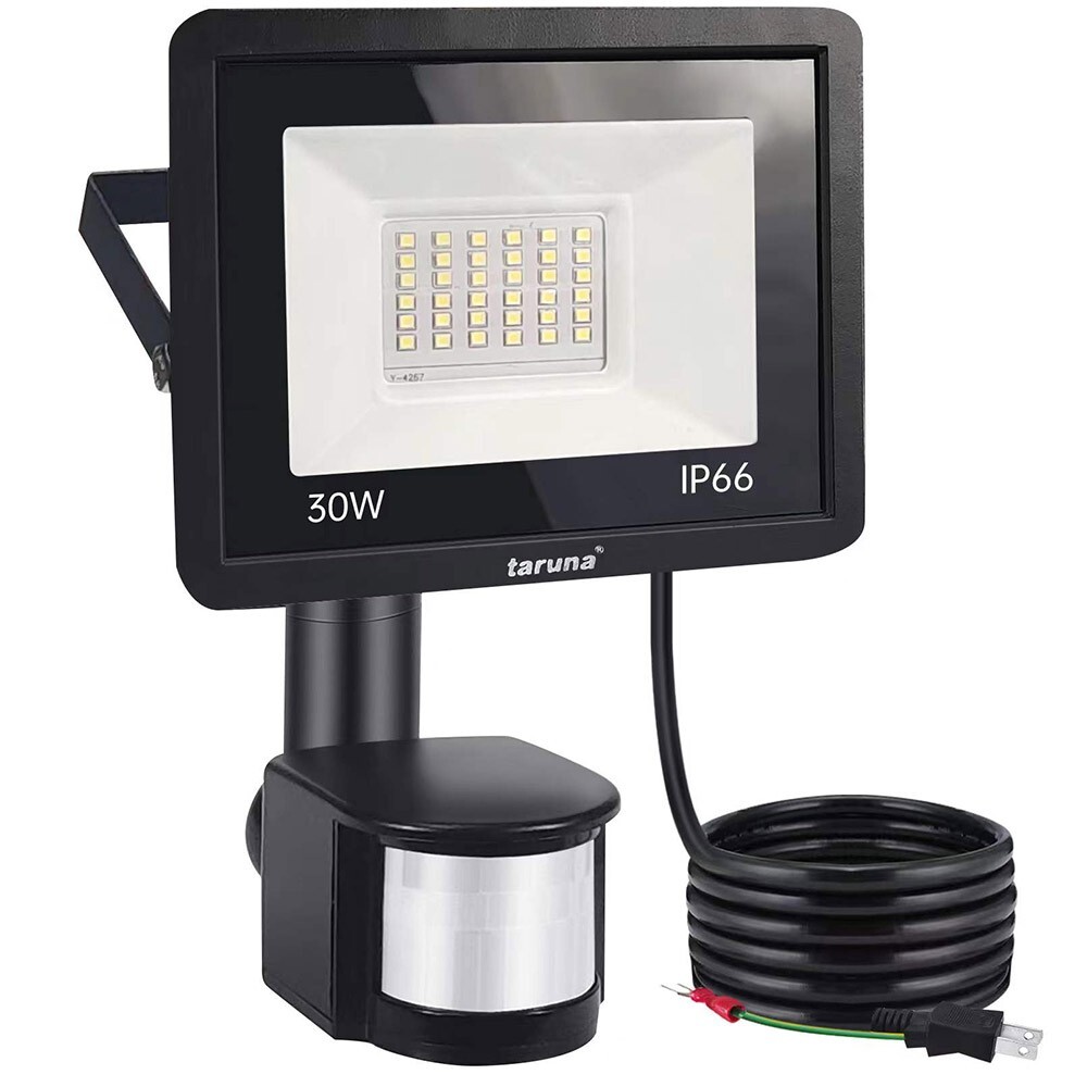 送料込 1台 センサーライト 30W LED投光器 人感センサー 屋外 防犯ライト 昼光色 6500K 3200LM IP66防水 薄型 広角ライト GYT-B-03拍卖