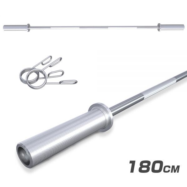 オリンピックバー バーベルシャフト 180cm 直径50cm バーベル フィットネスバー ウエイトトレーニング 滑りにくい 筋トレ 自宅 AOGAN-180拍卖