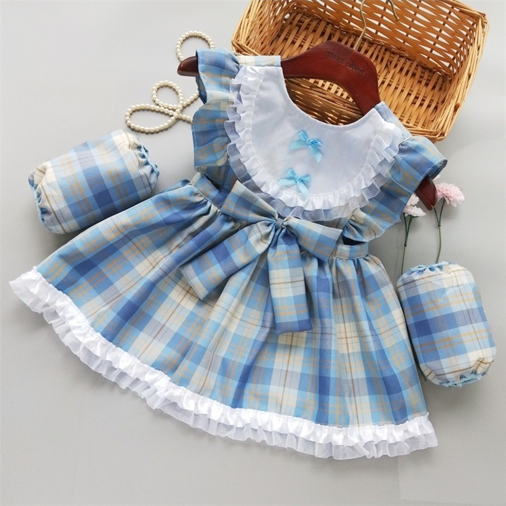 ☆ ブルー ☆ 110cm ☆ お食事エプロン スタイ ビブ よだれかけ かわいい お食事エプロン スタイ ベビー 女の子 よだれかけ拍卖