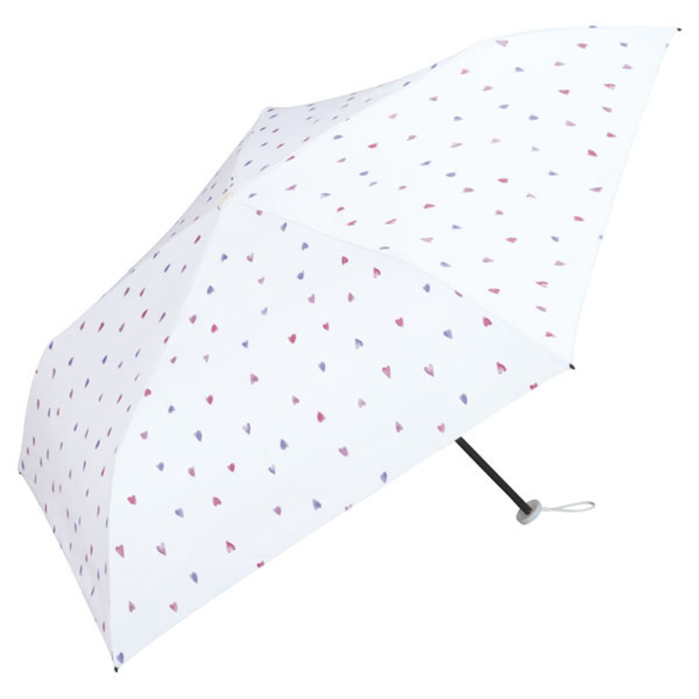 ☆ 水彩ハートOF ☆ ワールドパーティー W by Wpc. AIR LIGHT UV 折りたたみ傘 日傘 wpc 完全遮光 折りたたみ 折りたたみ傘 晴雨兼用拍卖
