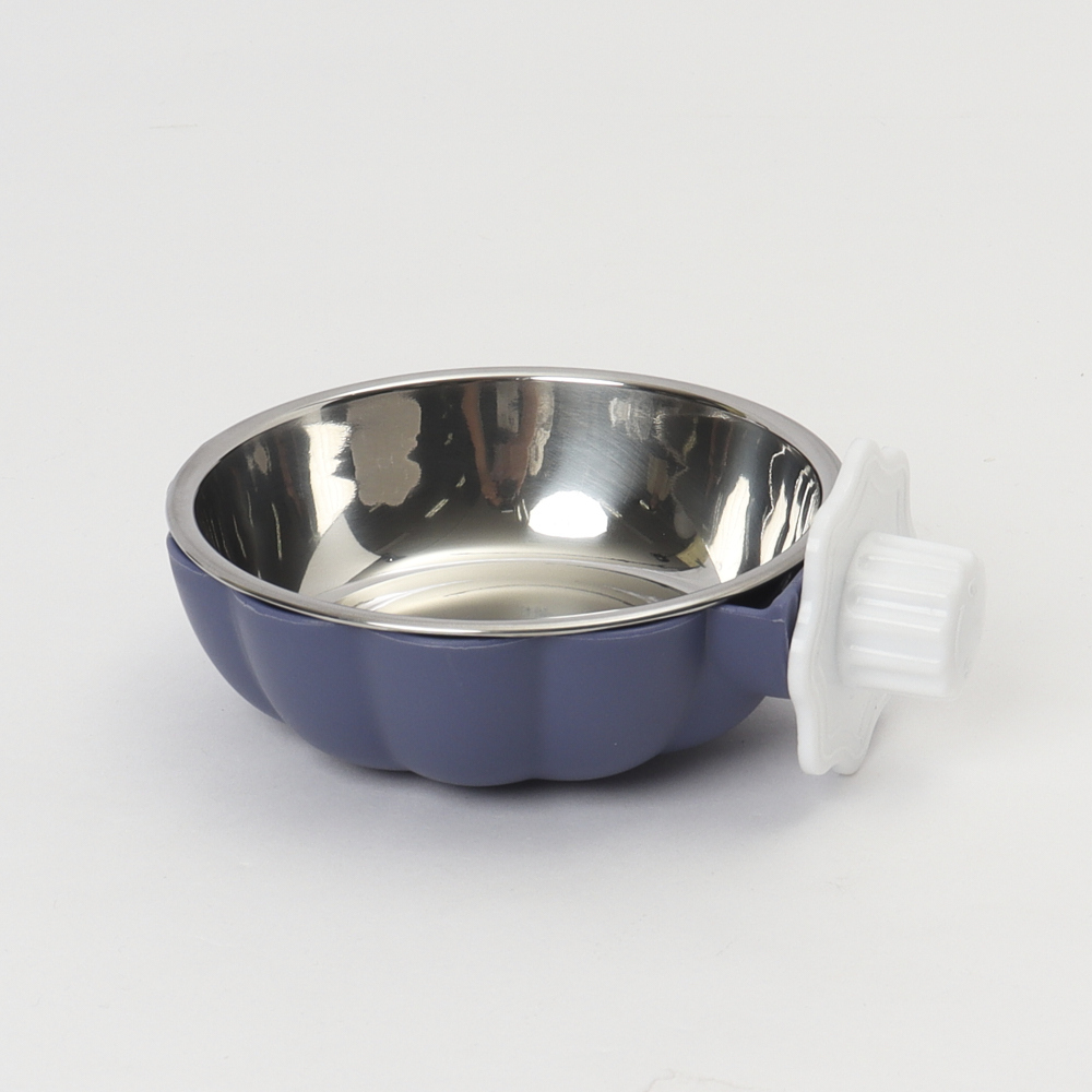 ☆ ブルー ☆ Lサイズ ☆ フードボール ハンガーボール付き pmyfbowl01 フードボール ハンガーボール ペット 餌入れ 水飲み フードボウル拍卖