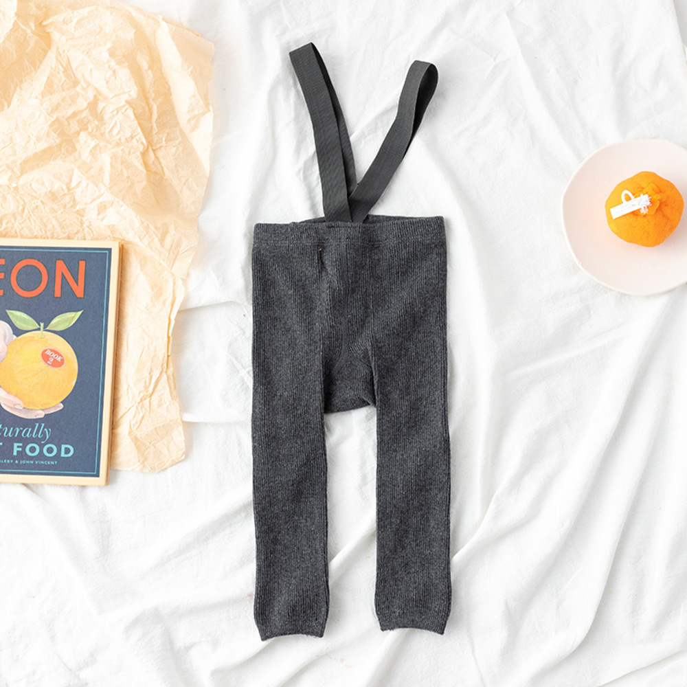 ☆ ダークグレー ☆ M ☆ ベビー レギンス サスペンダー gbwear461 レギンス ベビー サロペット サスペンダー パンツ オーバーオール拍卖