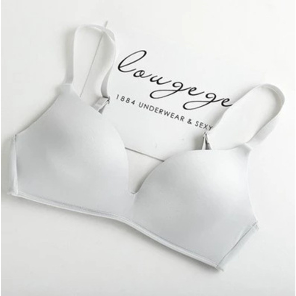 ☆ シルバーグレー ☆ 34/75AB ☆ ノンワイヤー ブラジャー mmnwbr0601c ブラジャー ノンワイヤー ノンワイヤー ブラ 単品 背中ホック拍卖