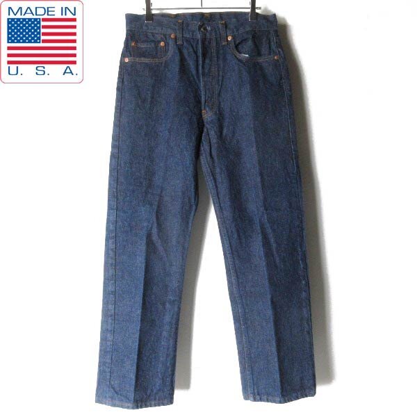 美品 1989年製 USA製 リーバイス 501 ハチマル 濃紺 ジーンズ 実寸W31 L28 金糸脇割 アメリカ製 80s ビンテージ D151-21-0009ZVW拍卖