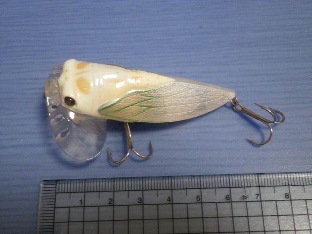 ☆21 ダイワ 蓄光 MAD CICADA グロー マッドシケーダ 美品 ( 検索用です80年代 オールド OLD 昭和 B級ルアー列伝    ☆拍卖