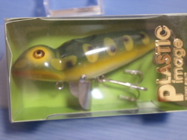 ☆31 希少 PLASTIC image QUIVER プラスチックイメージ FROG  (検索用で CREEK CHUB JIGGER 道楽 DOWLUCK ジガー ZEAL heddon ABU OLD拍卖