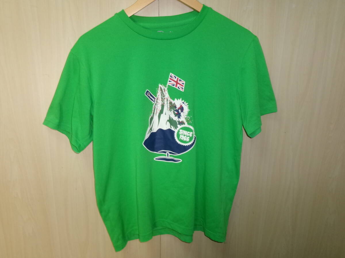 B0419:Berghaus (バーグハウス)シャーベット アイス クライミング 半袖 Tシャツ L Shaved ice climbing SS T-shirt JO228 グリーン:35 拍卖