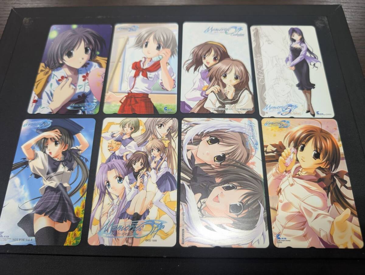 未使用テレカ 8枚 メモリーズオフ Memories Off メモリーズオフシリーズ ★現状保管品拍卖