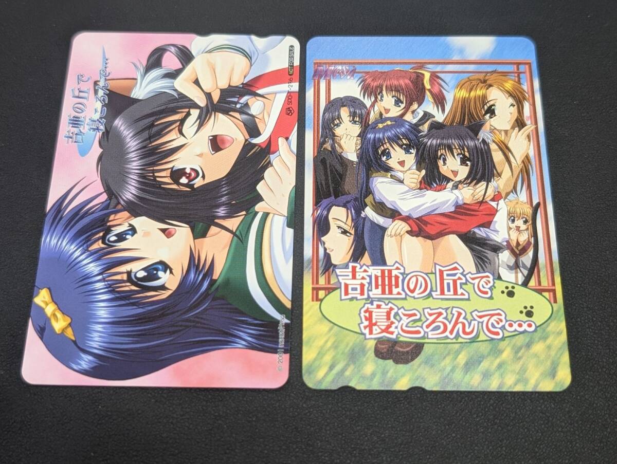 未使用テレカ 2枚 吉亜の丘で寝ころんで ★現状保管品拍卖