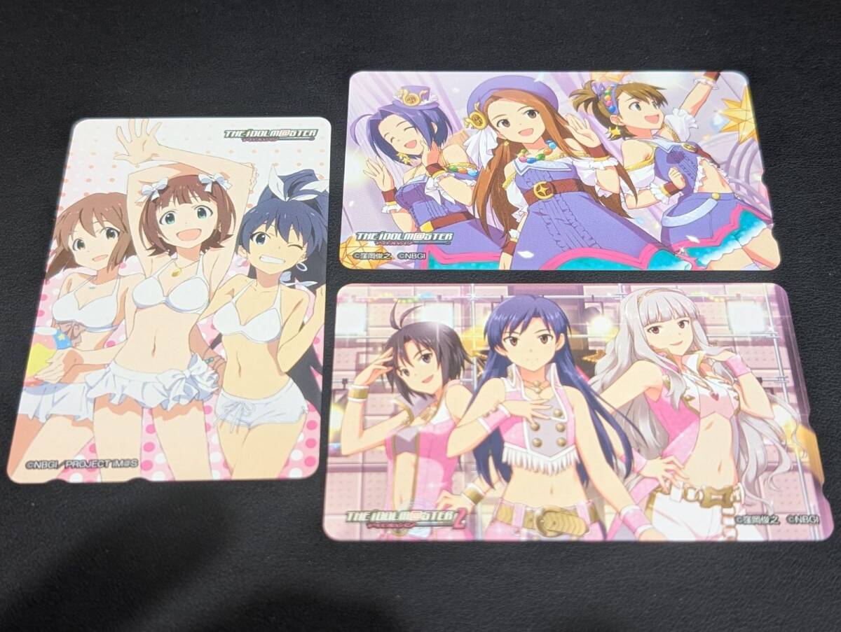 未使用テレカ 3枚 アイドルマスターシリーズ THE IDOLM@STER 窪岡俊之 NBGI ★現状保管品拍卖