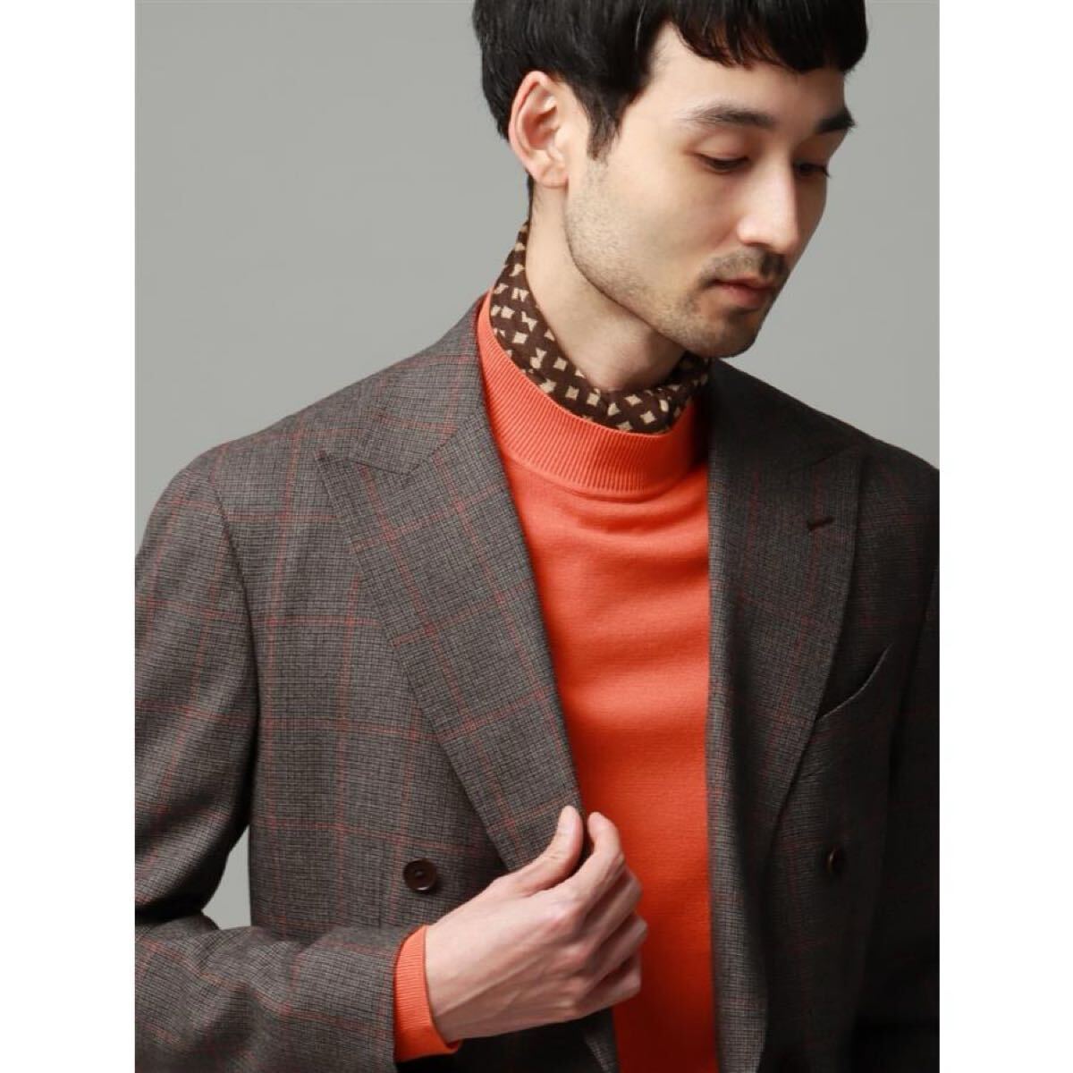 BEAMSで購入Dimaglia Cravatte シルク ニットネッカチーフ拍卖