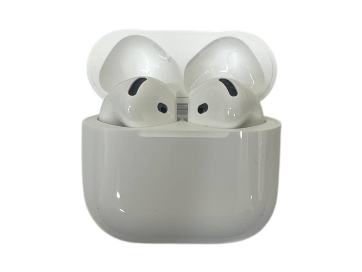 Apple (アップル) Air Pods4 エアポッズ ワイヤレスイヤホン MXP63J/A ホワイト 家電/045拍卖