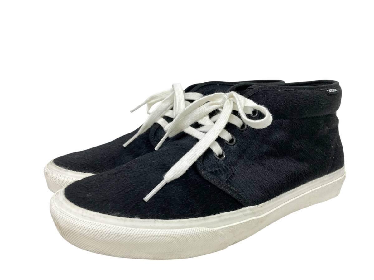 VANS (バンズ) CHUKKA ANIMAL チャッカ アニマル ハラコ ハイカットスニーカー V49CF HL 29cm US11 ブラック メンズ/028拍卖