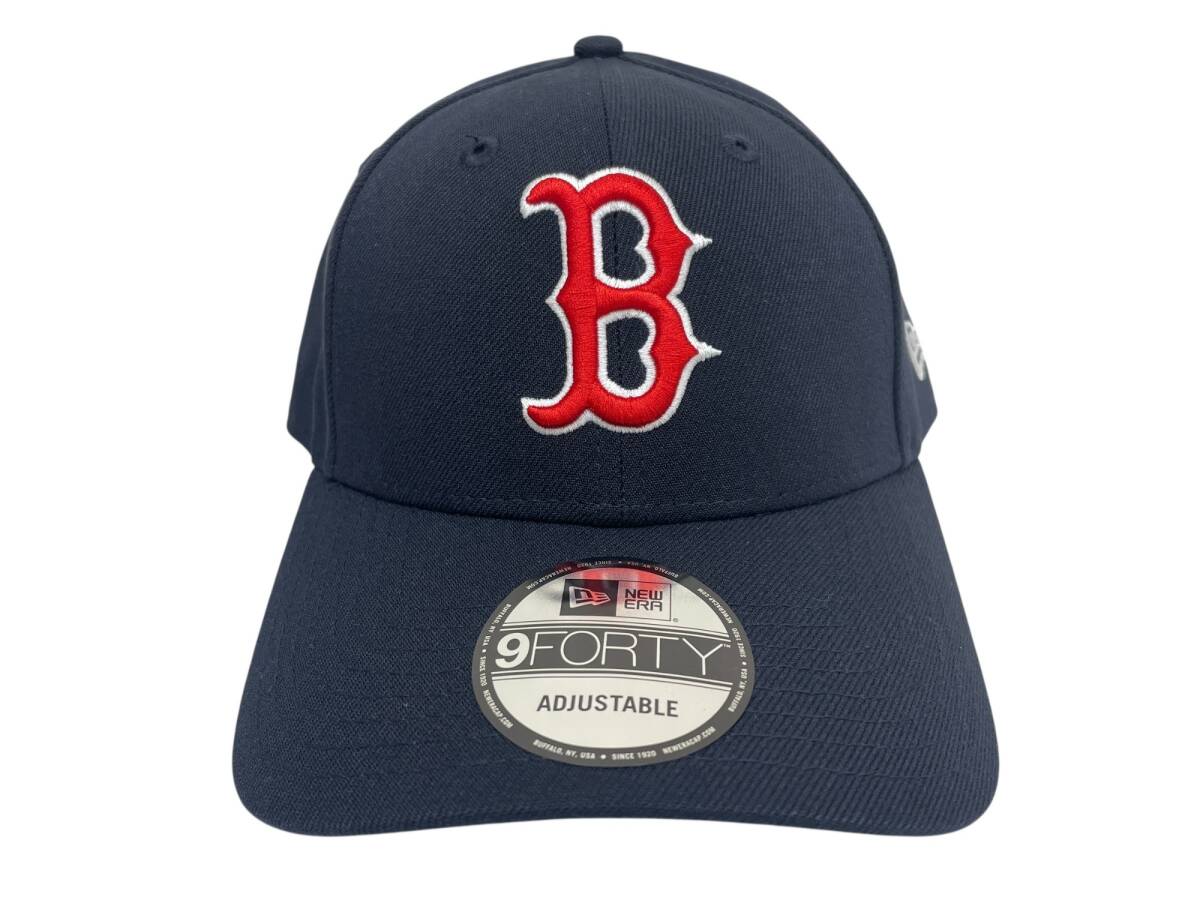 NEWERA (ニューエラ) ボストン・レッドソックス 9FORTY CAP ベースボールキャップ ストラップタグ付き 10047511 F ネイビー メンズ/045拍卖