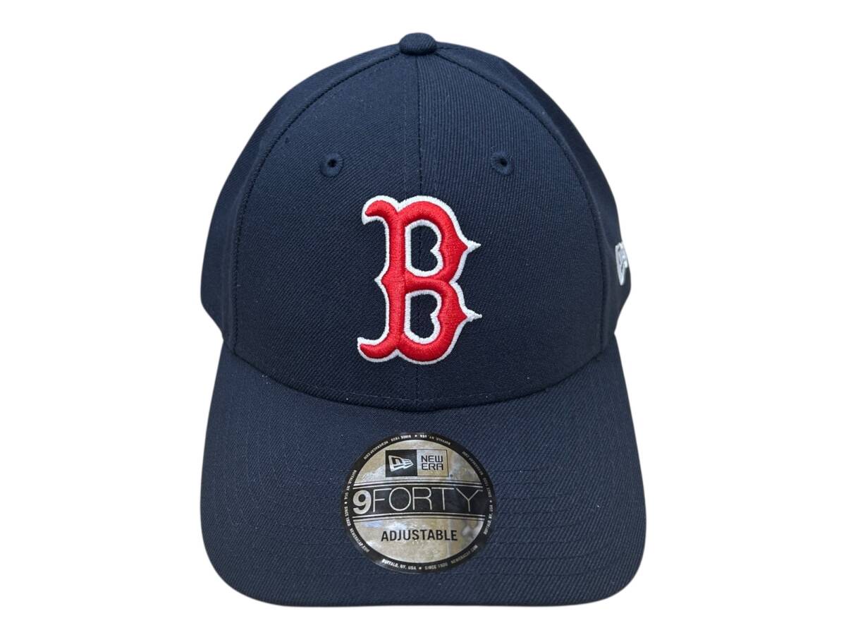 NEWERA (ニューエラ) ボストン・レッドソックス 9FORTY CAP ベースボールキャップ ストラップタグ付き 10047511 F ネイビー メンズ/027拍卖