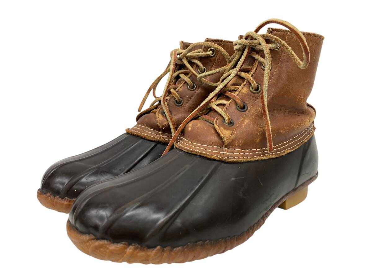 EDDIE BAUER (エディーバウアー) 80s Bean Boots ビーンブーツ ハンティングブーツ 8 ブラウン レディース/028拍卖