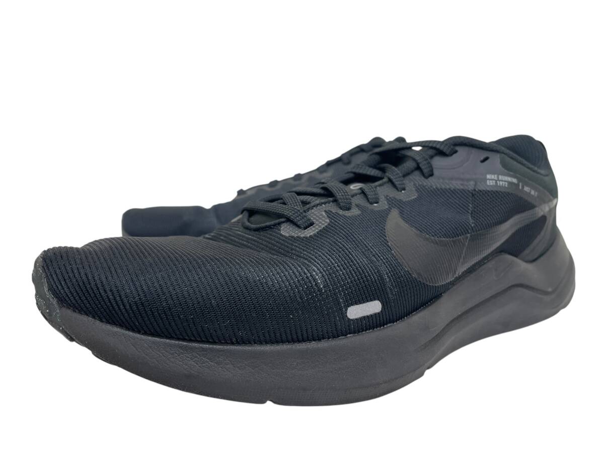 NIKE (ナイキ) ダウンシフター 12 ランニングシューズ DD9293-002 28cm/US10 ブラック ウィメンズ/043拍卖