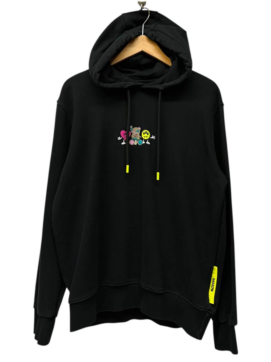 BARROW(バロー) パーカー フーディ スマイル マッシュルームプリント 032493 M ブラック メンズ/199拍卖