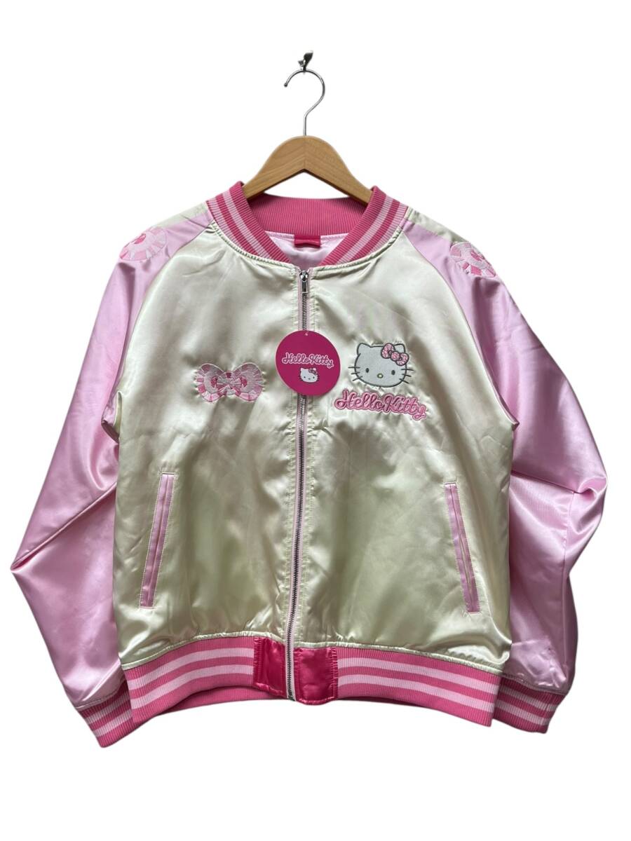 丸眞 サンリオ ハローキティ ジュエリーリボン スカジャン 3825013700 L レディース/199拍卖