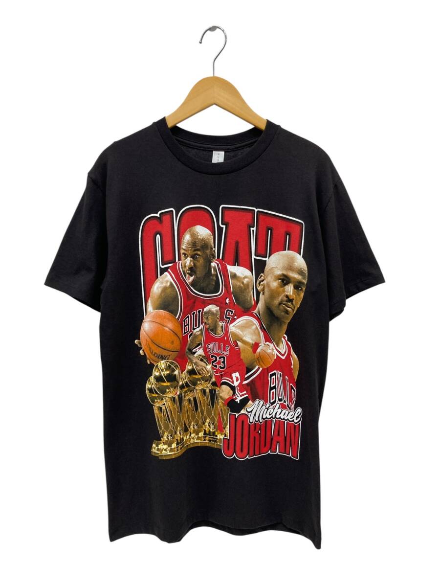 THREADS ON DEMAND (スレッドオンデマンド) JORDAN マイケルジョーダン MJ GOAT フォトTシャツ M ブラック メンズ/028拍卖