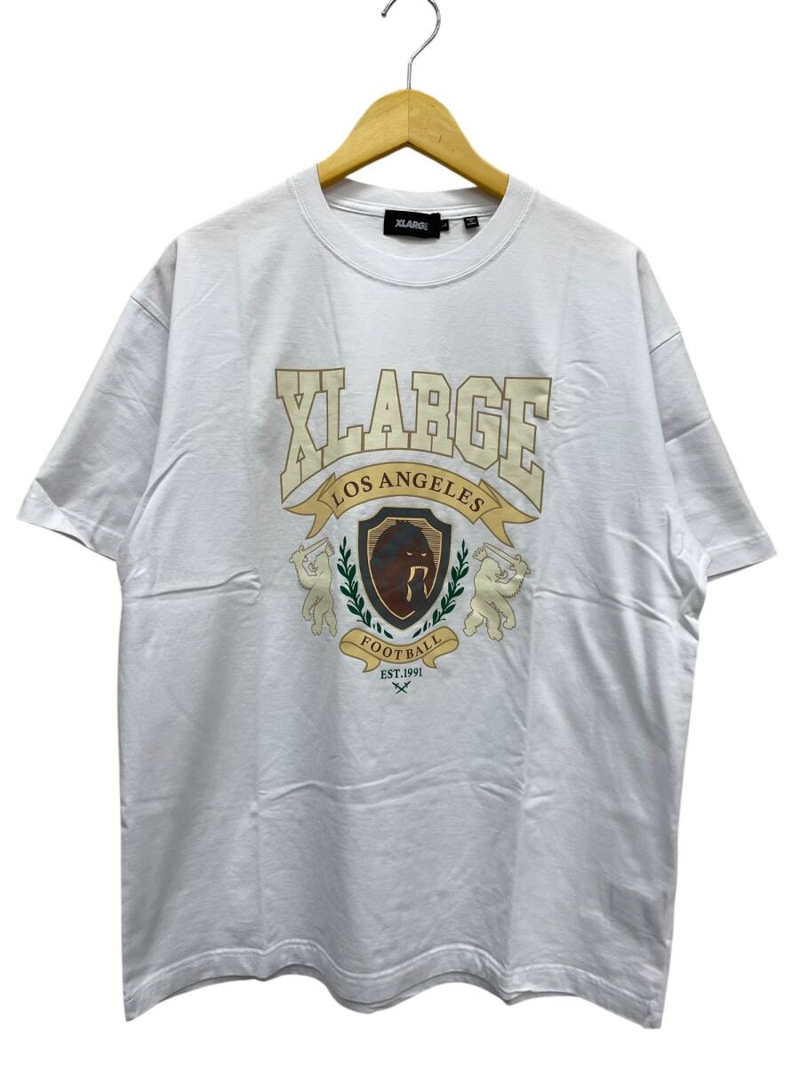 X-LARGE (エクストララージ) PIGMENT EMBLEM LOGO Tシャツ 101223011033 L ホワイト メンズ/104拍卖