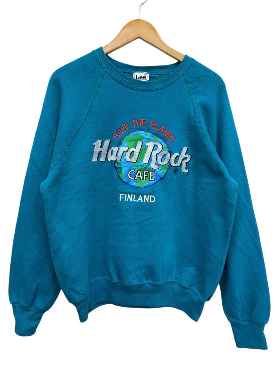 Lee (リー) HARD ROCK CAFE FINLAND ハードロックカフェ フィンランド スエット 古着 ビンテージ USA製 90S 00S 刺繍 L/045拍卖