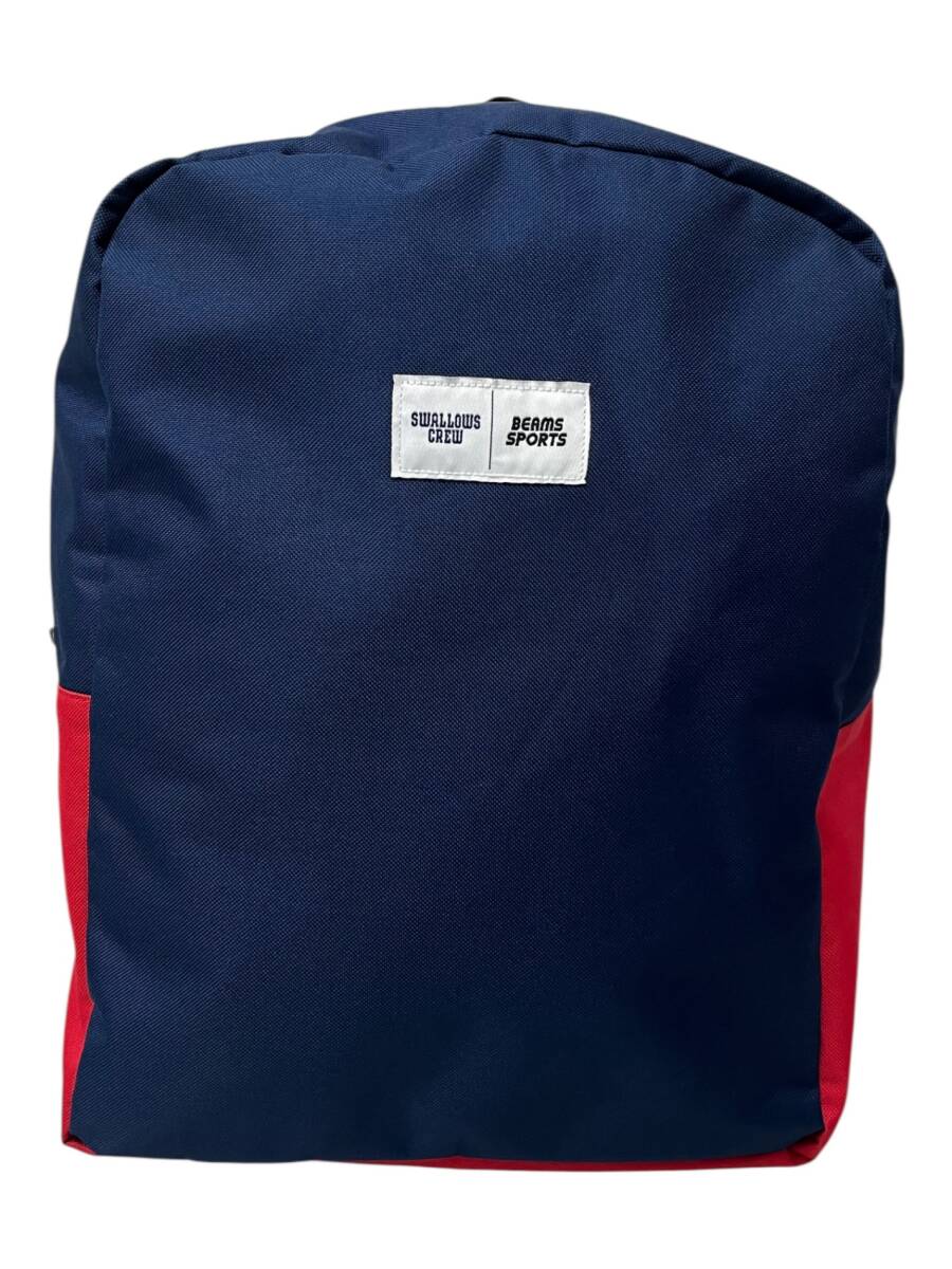 BEAMS SPORTS (ビームス スポーツ) 2023ヤクルトスワローズ CREWスクエアリュック リュックサック ネイビー レッド ブランド/027拍卖