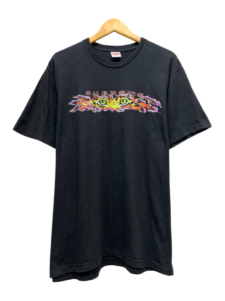 Supreme (シュプリーム) 22SS Eyes Tee 半袖プリントTシャツ コットン L ブラック メンズ/036拍卖