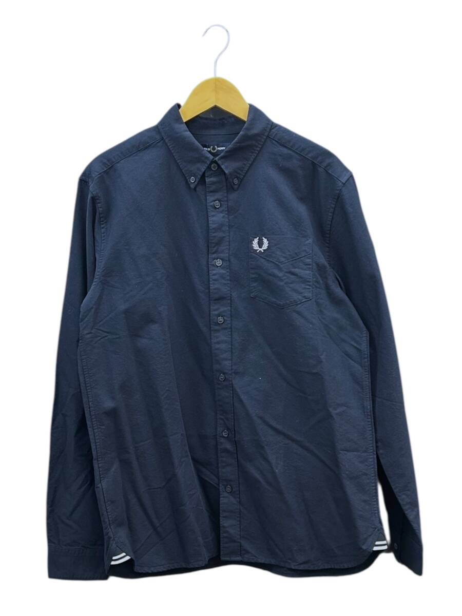 FRED PERRY (フレッドペリー) Oxford Shirt オックスフォードシャツ M5516 L ネイビー メンズ/027拍卖