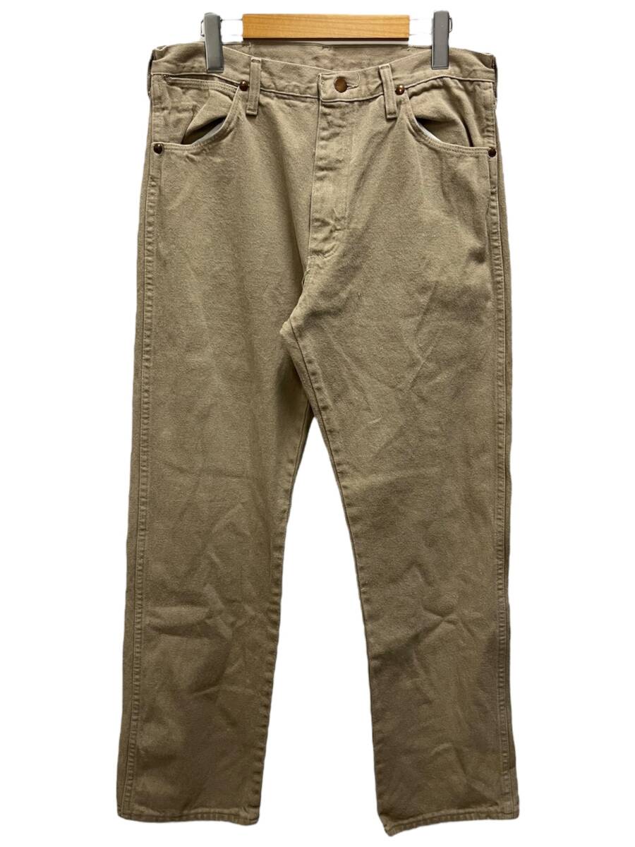 WRANGLER (ラングラー) デニム ジーンズ パンツ ジップアップ 13MWZTN 34 × 32 ベージュ ブラウン メンズ/199拍卖