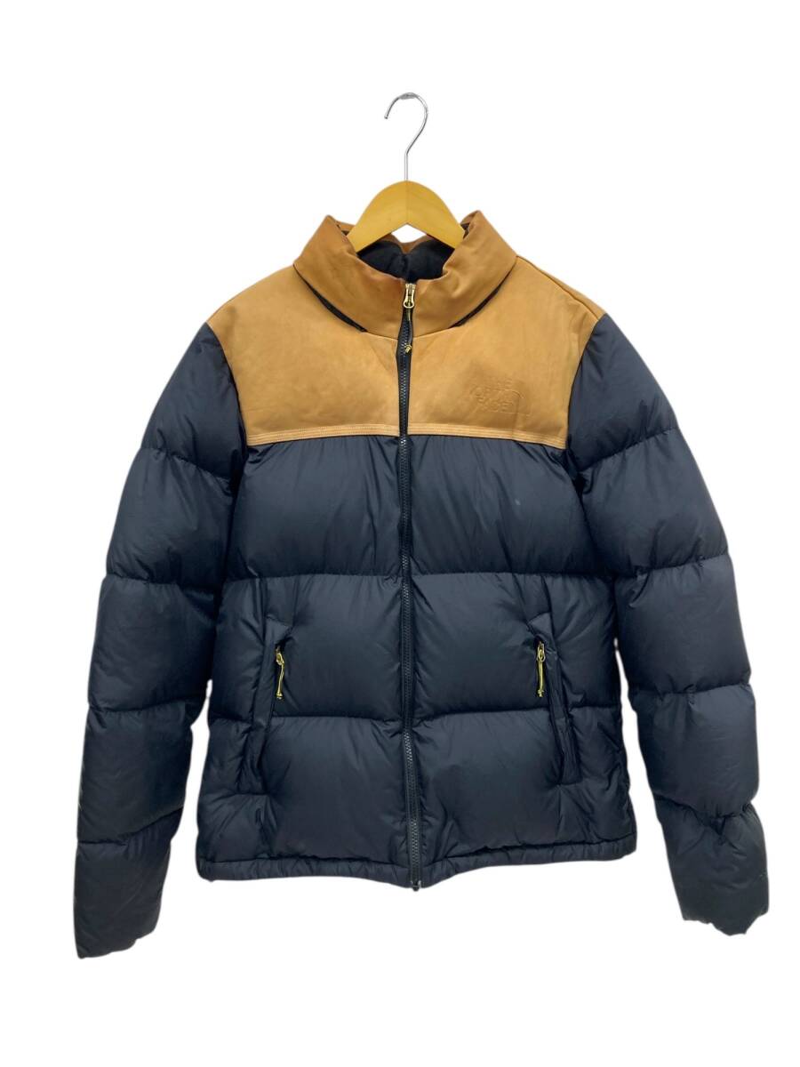 THE NORTH FACE ザノースフェイス×Timberland ティンバーランド NUPTSE JACKET ヌプシジャケット ダウンジャケット NF0A3LHX M 黒×茶/028拍卖