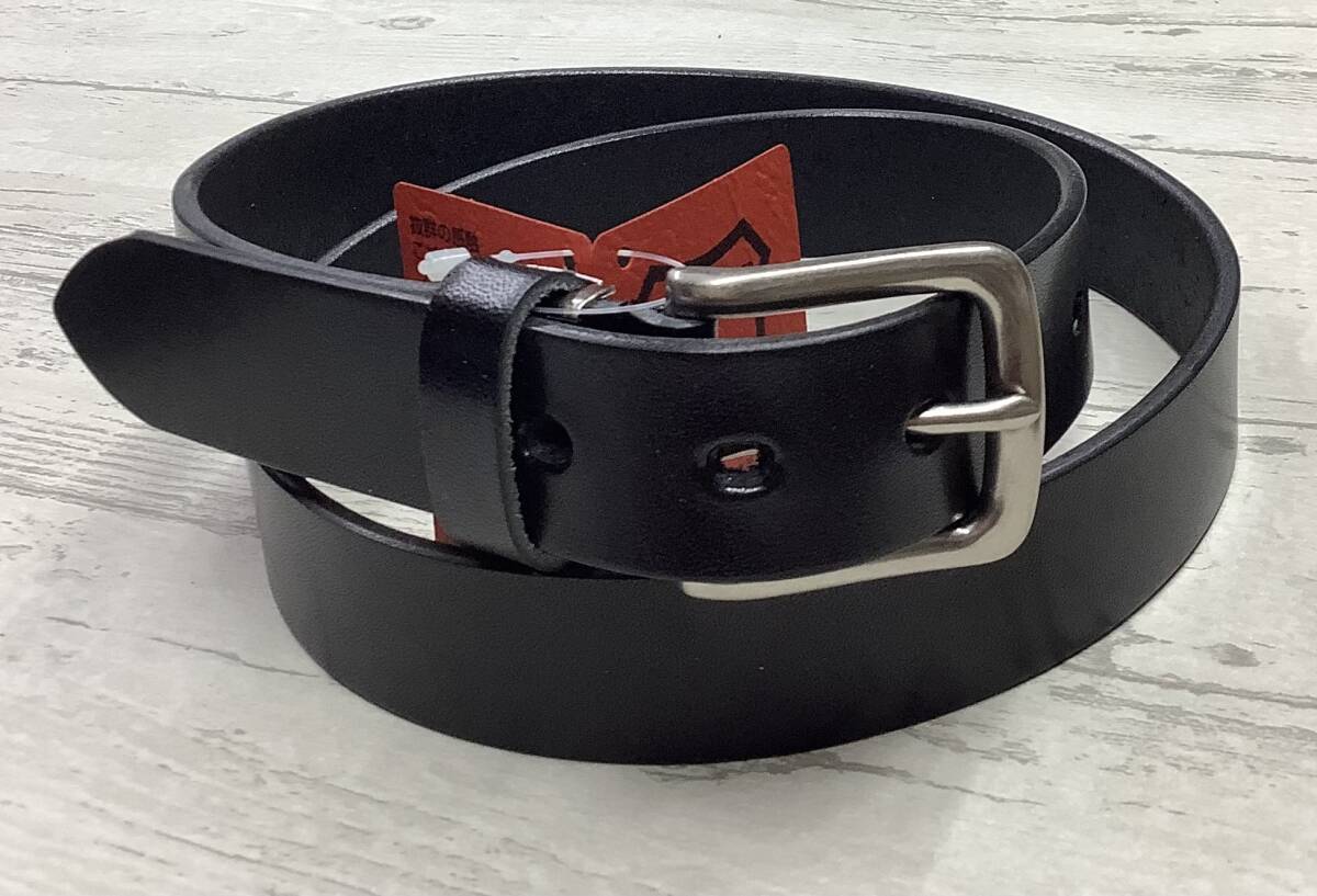 ★目玉品★新品未使用NO,MAR07 ★黒色 ★栃木レザー ★オイル高級ベルト ★牛革 30mm ピンバックル ブラック ★ウエスト95cmまで拍卖