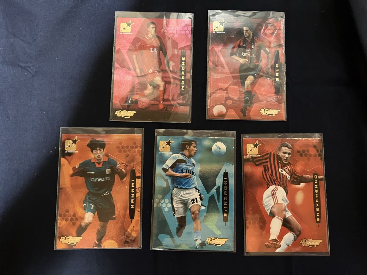 Panini Calcio Serie A 2000 インサート LE PROMESSE 5枚 名波浩 シェフチェンコ インザーギ サラ モッローネ パニーニ カルチョ セリエA拍卖