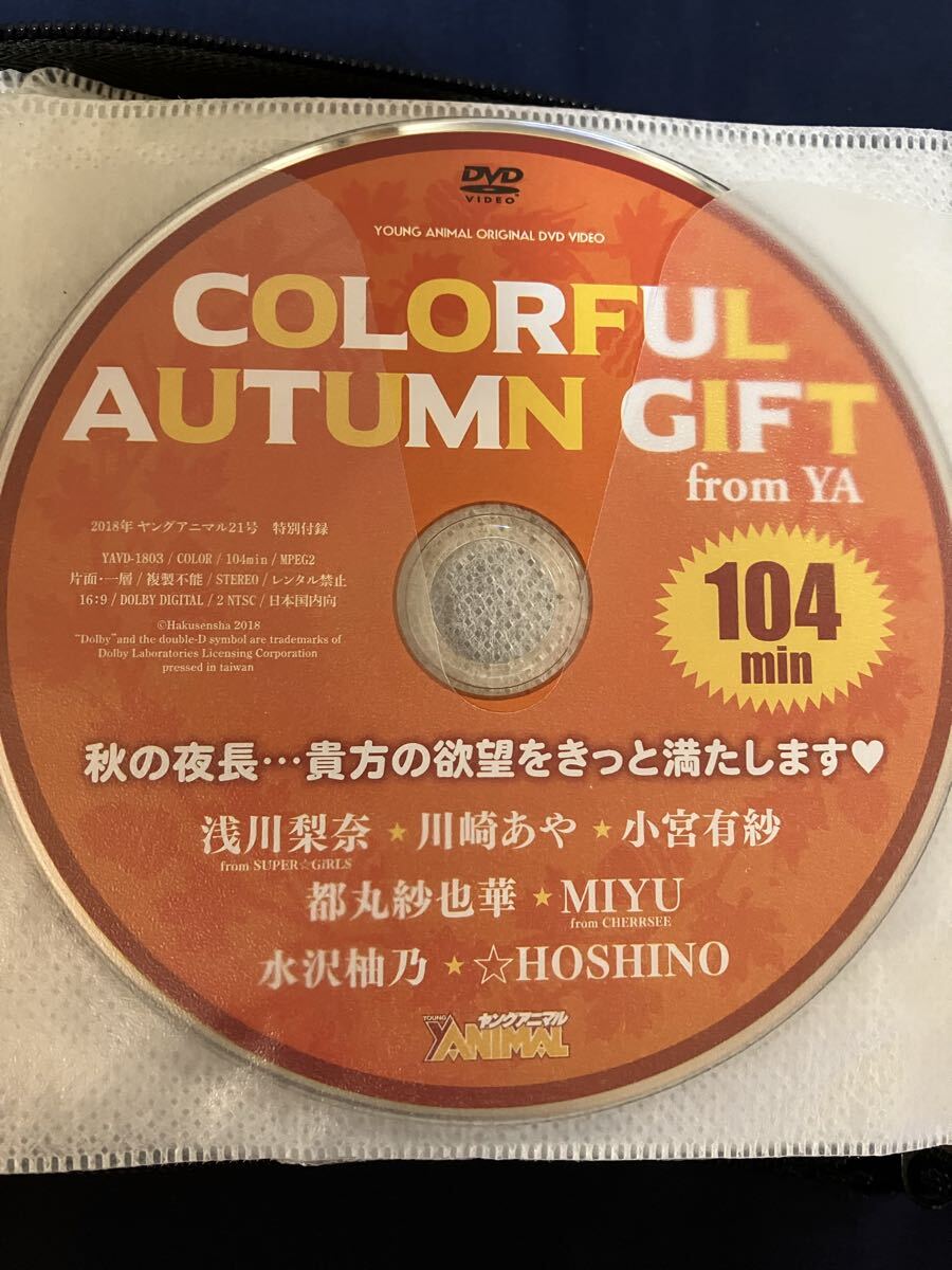 DVD ヤングアニマル 2018年11月9日号 2018/11/9 No.21 付録 MIYU(村島未悠) 都丸紗也華 浅川梨奈 小宮有紗 川崎あや 水沢柚乃 ☆HOSHINO拍卖
