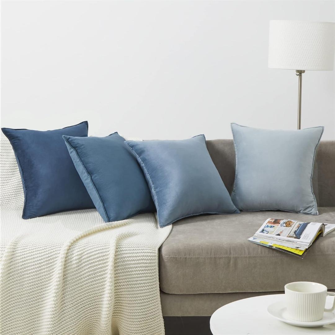 14-10★Topfinel クッションカバー 45×45cm 4枚セット拍卖