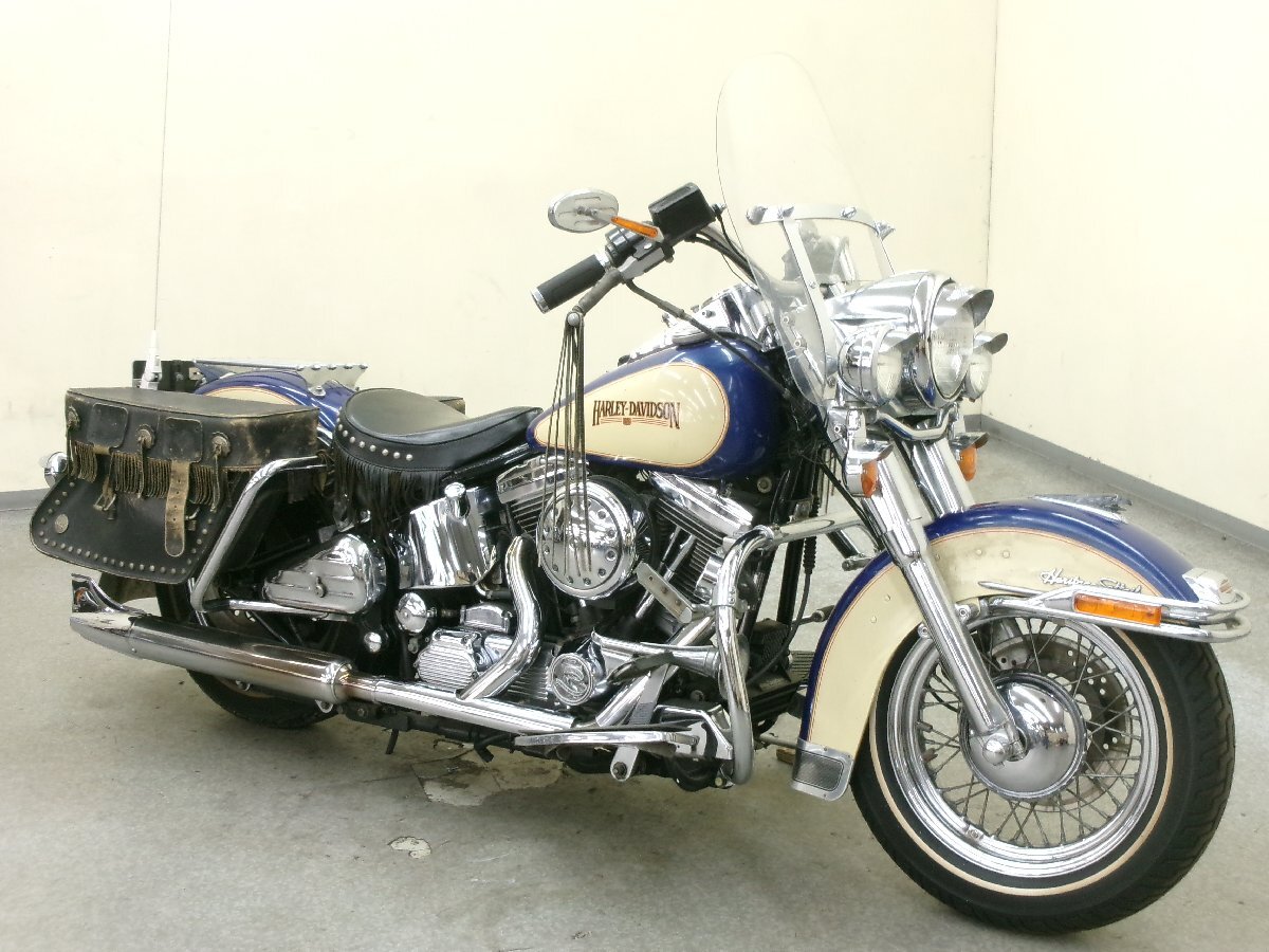 Harley-Davidson ヘリテイジソフテイルクラシック FLSTC1340【動画有】ローン可 土曜現車確認可 要予約 BJL エボ 87年 ハーレー 車体拍卖