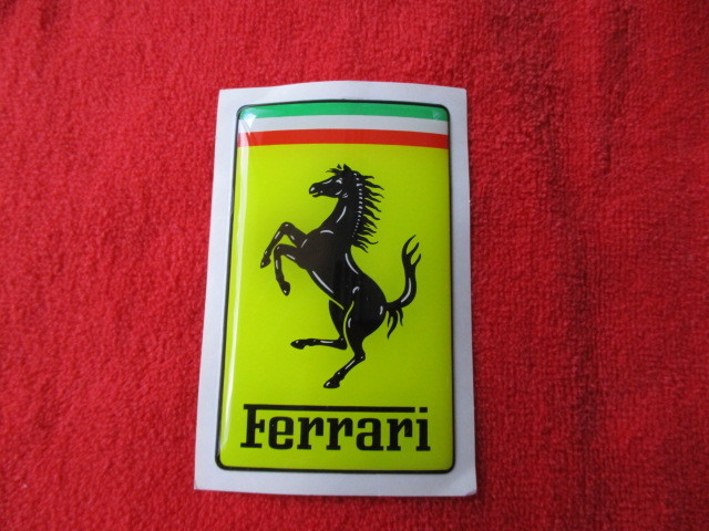 フェラーリ 純正 レジン ステッカー シール デカール 新品 88x51 SCUDERIA FERRARI STICKER 95992900 送料110円定形郵便拍卖