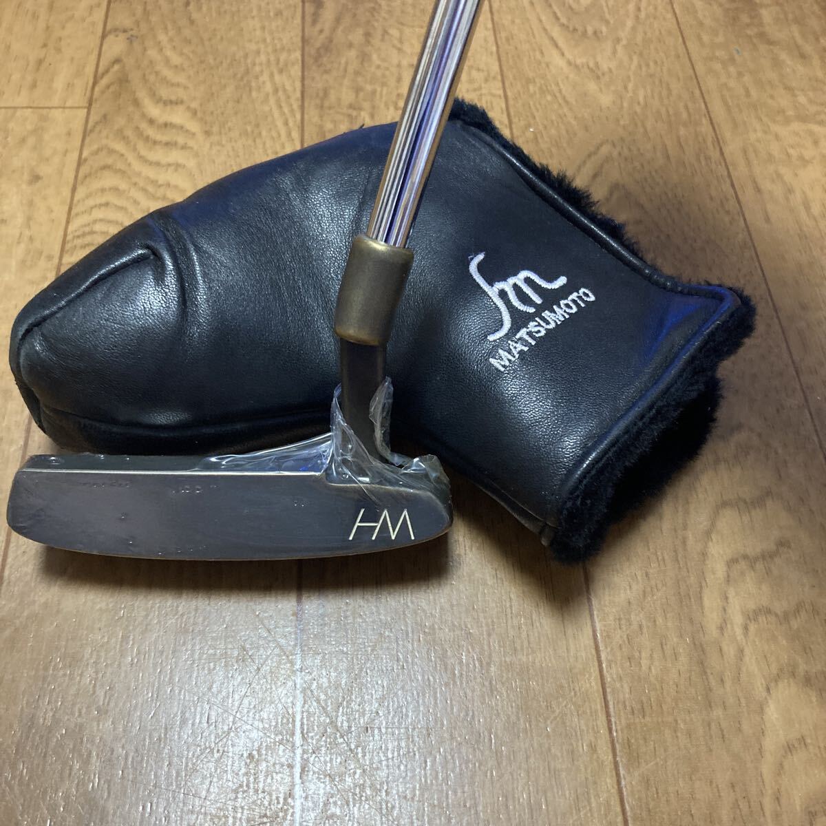 未使用 HIRO MATSUMOTO ヒロマツモト パター ピンタイプ ブロンズ仕上げ 35インチ 名器拍卖