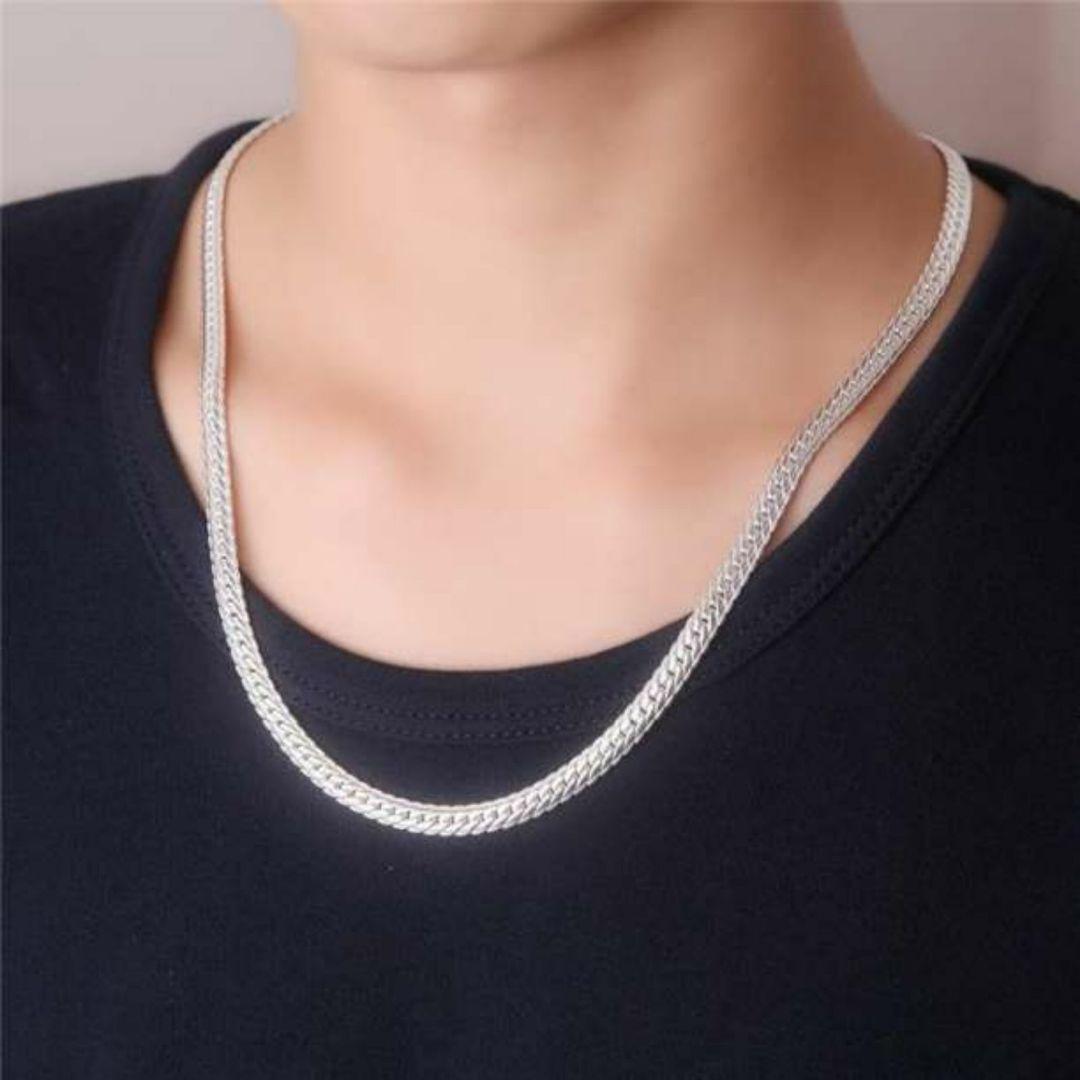 メンズ 喜平ネックレス シルバー925 シルバー 925 刻印入り シルバーネックレス 喜平 ネックレス チェーン シルバーチェーン 18KGF拍卖