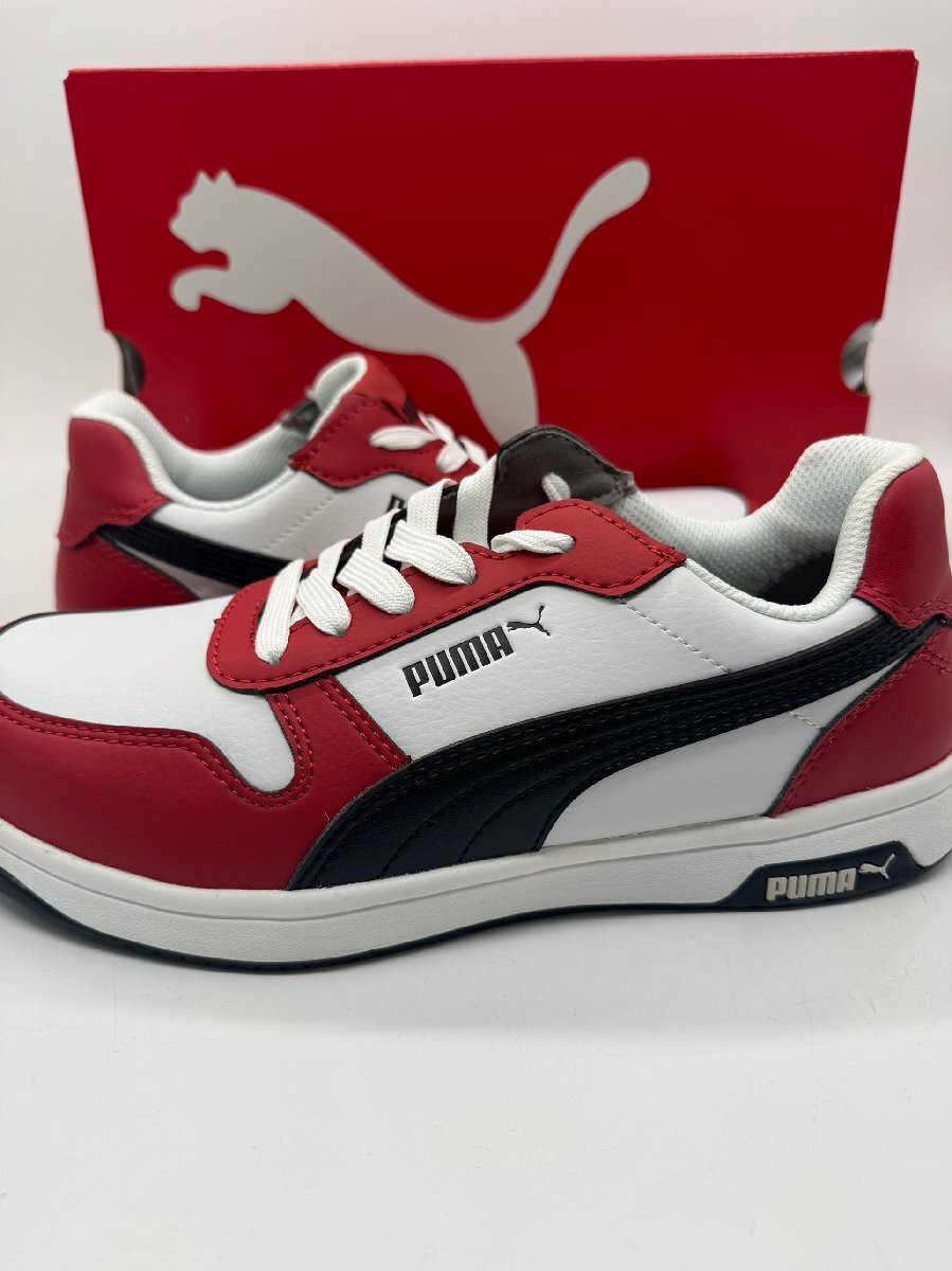 26cm PUMA プロスニーカー FRONTCOURT RED LOW フロントコート・レッド・ロー No.64.208.0 安全靴 プーマ拍卖