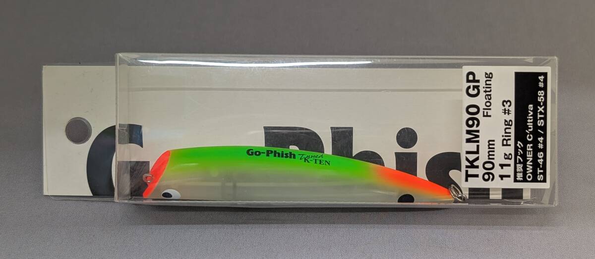 ゴーフィッシュ★リップレスミノー TKLM 90 GP #19 マットグリーンクリアホロ★新品 Go-Phish x タックルハウス拍卖
