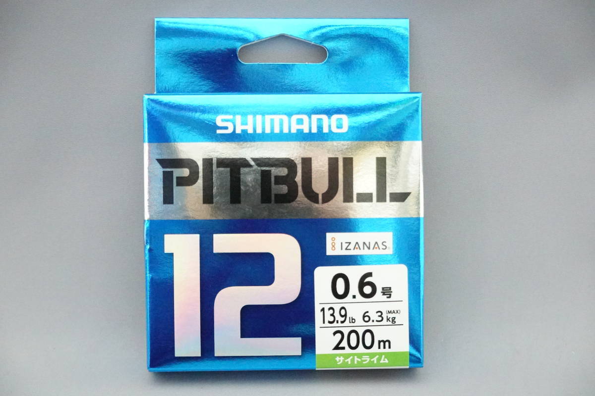 即決!!シマノ★ピットブル12 0.6号 200m★新品 SHIMANO PITBULL拍卖