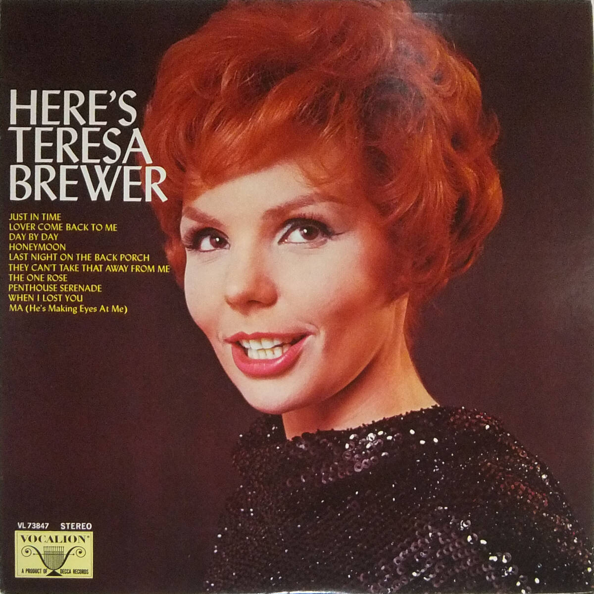 ■LP Teresa Brewer♪Here's Teresa Brewer☆VOCALION VL73847拍卖