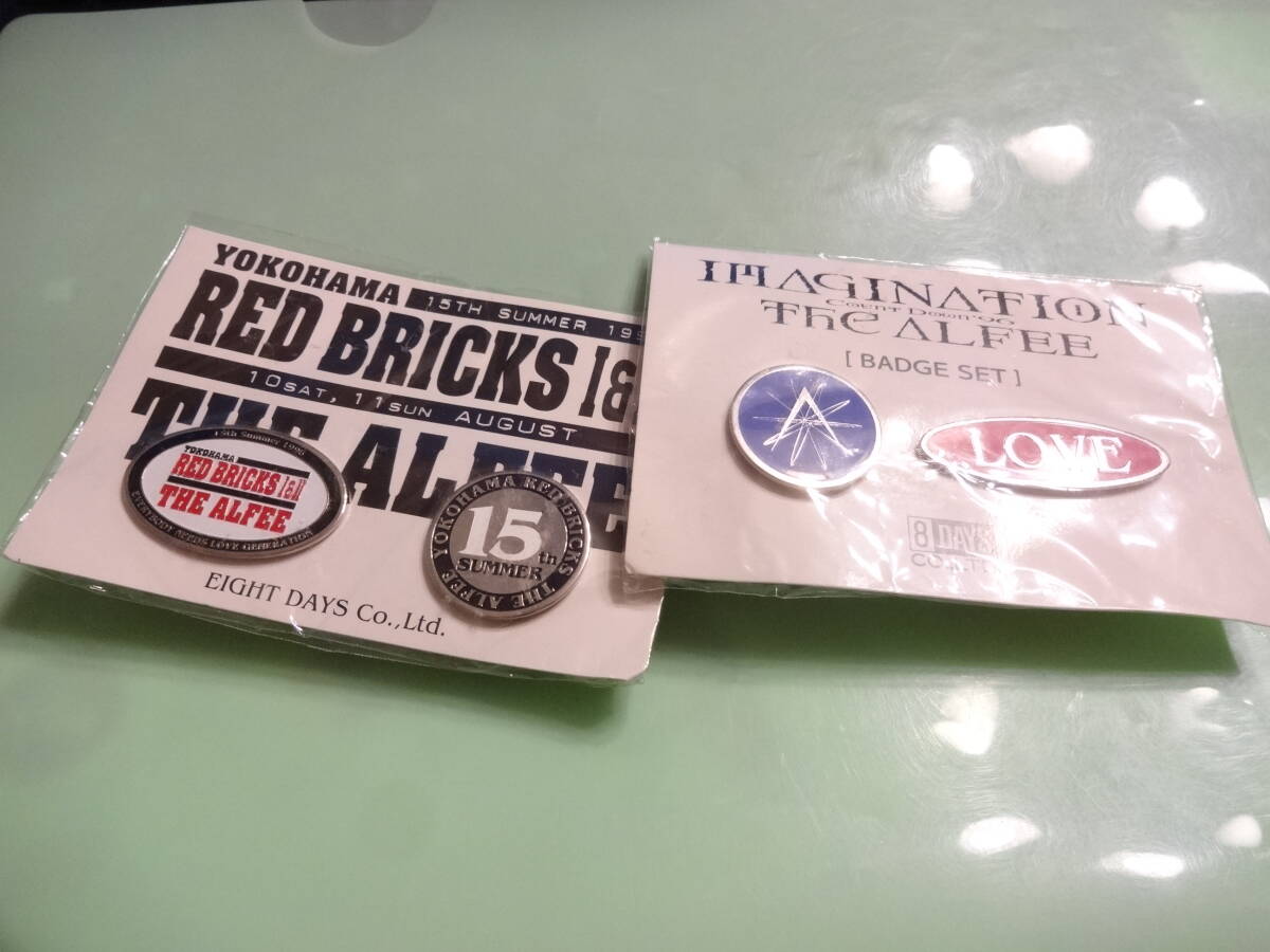 THE ALFEE RED BRICKS I & II ピンバッジ 1996年夏 1996年 IM AGITATION 拍卖