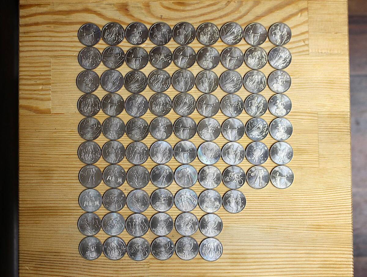★ 2020 東京オリンピック パラリンピック 記念硬貨 100円×82枚 セット 8200円 【S5071201】★拍卖