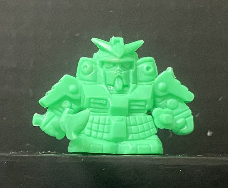 SDガンダム ガン消し 本弾 ベストセレクション2 武者ガンダム (R) (緑)  【3子09】拍卖