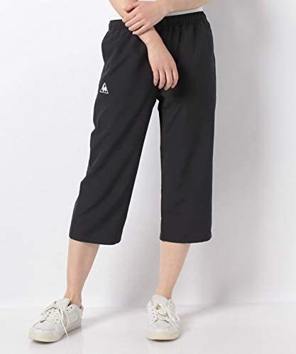 【KCM】Z-lecoq-170-S★展示品★【le coq sportif/ルコック】ウィメンズ クロスカプリパンツ QMWPJG21MG サイズS ブラック拍卖