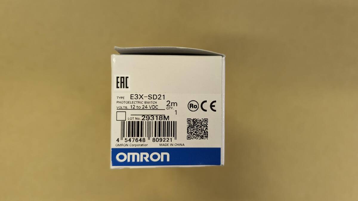 OMRON オムロン E3X-SD21 2M ファイバーセンサアンプ 未使用品拍卖
